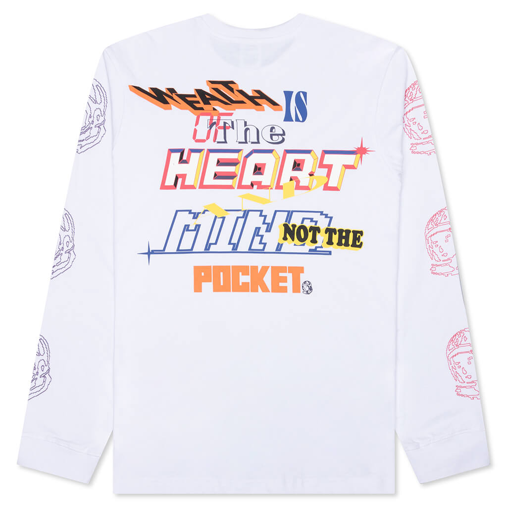 BB Heart and Mind L/S Tee - White