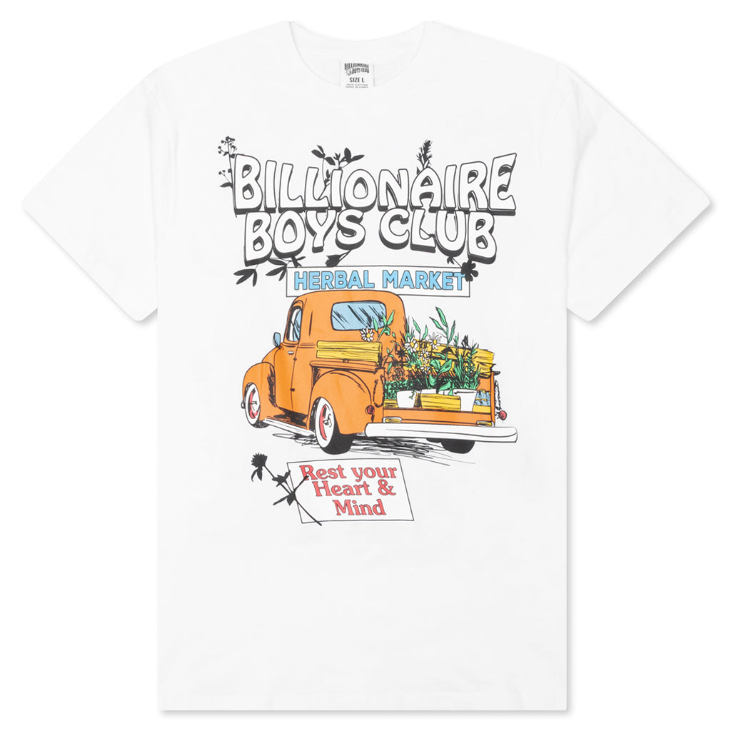 BB Herbs S/S Tee - Bleach White
