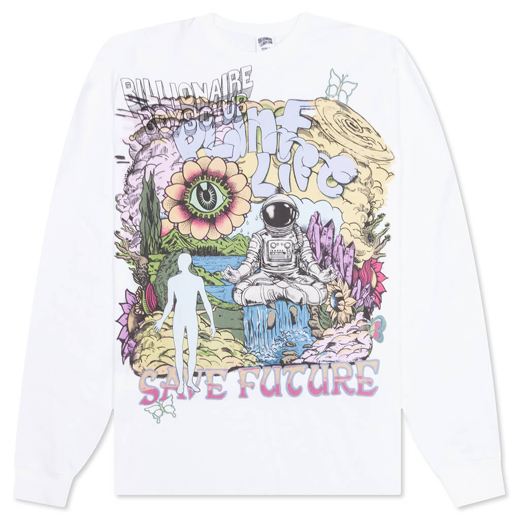 BB Plant Life L/S Knit - Snow White