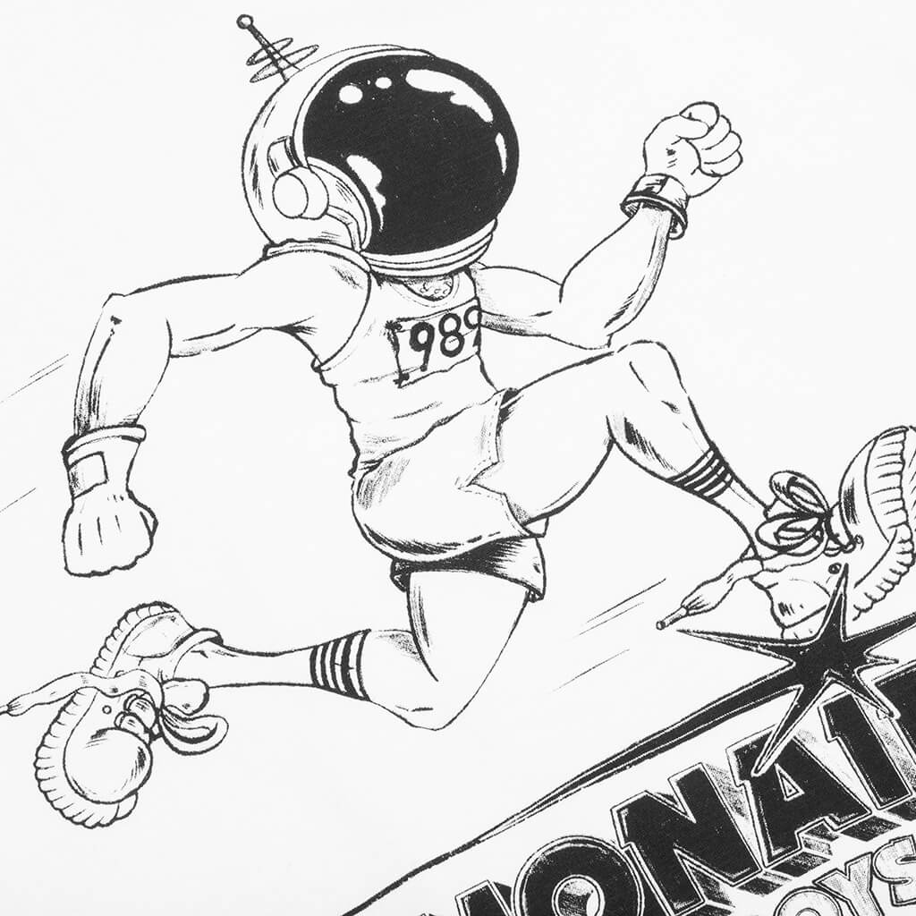 BB Runner S/S Tee - Bleach White