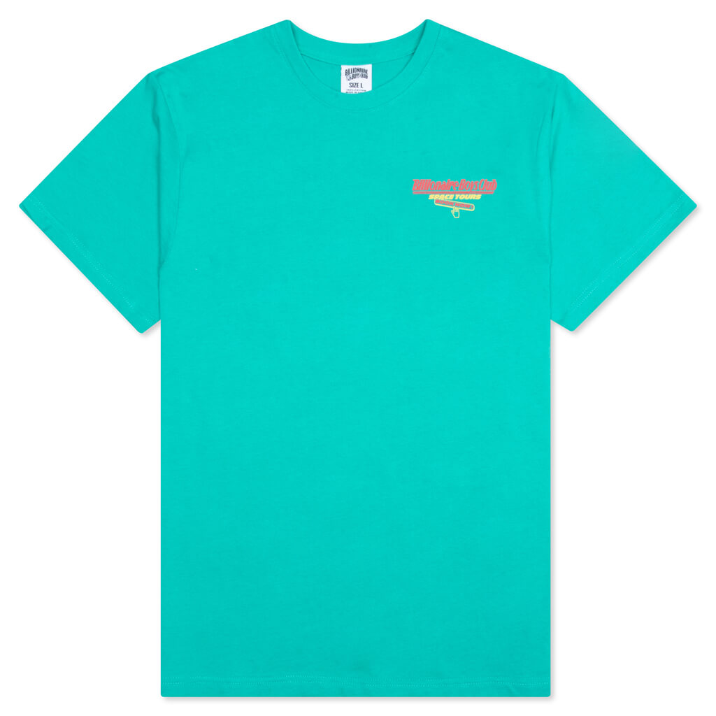 BB Space Tours S/S Tee - Bright Aqua