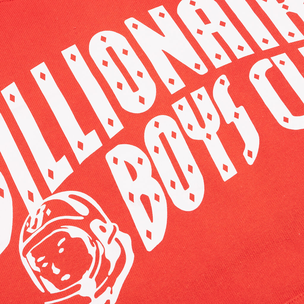 BB Vintage Arch Hoodie - Lollipop Red