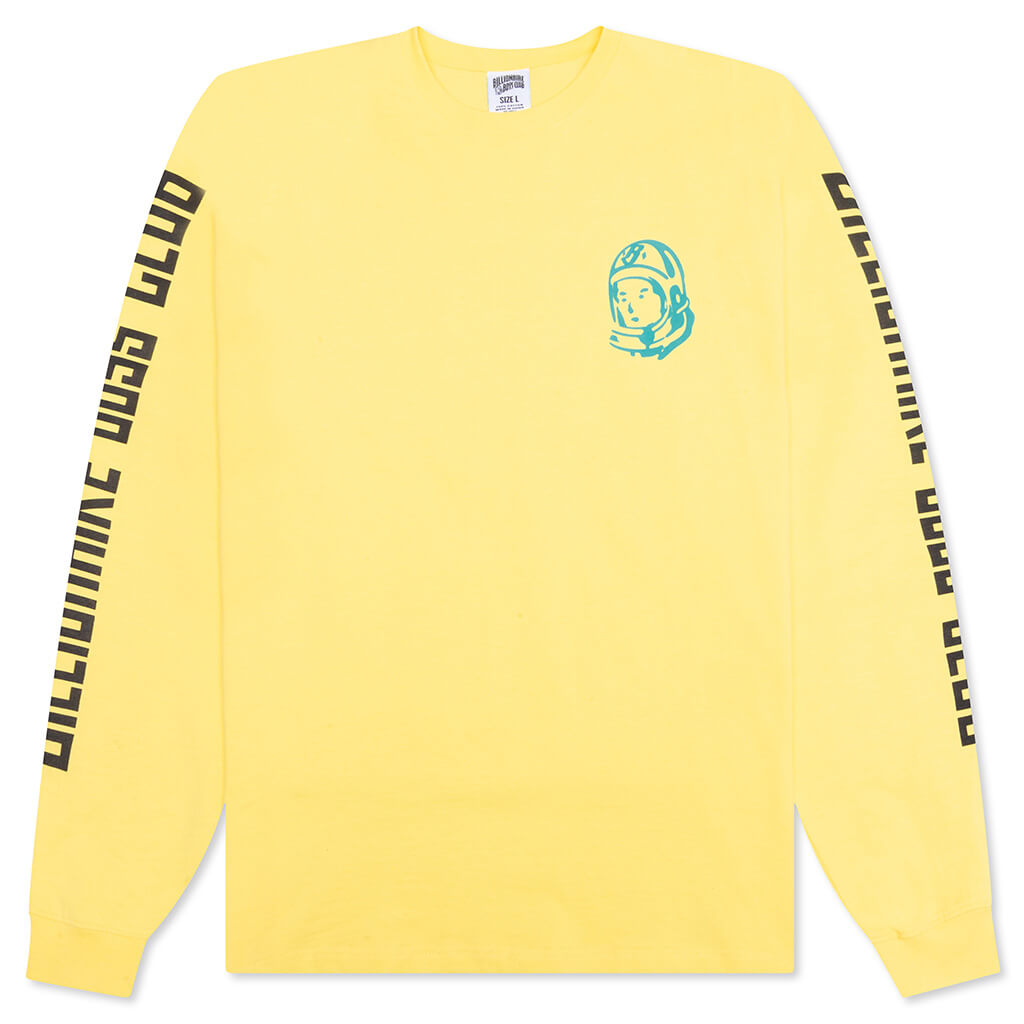 BB Wealth L/S Tee - Yellow Cream