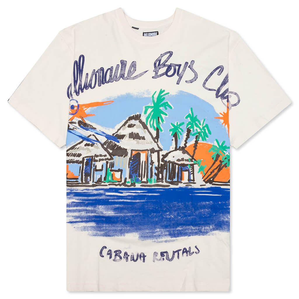 Cabana Rental S/S Knit - Bleach White