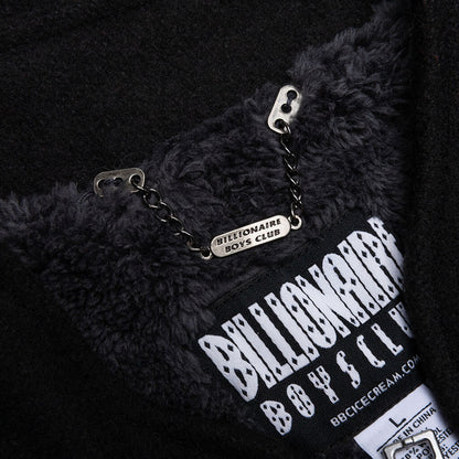 Helmet Varsity Jacket - Black