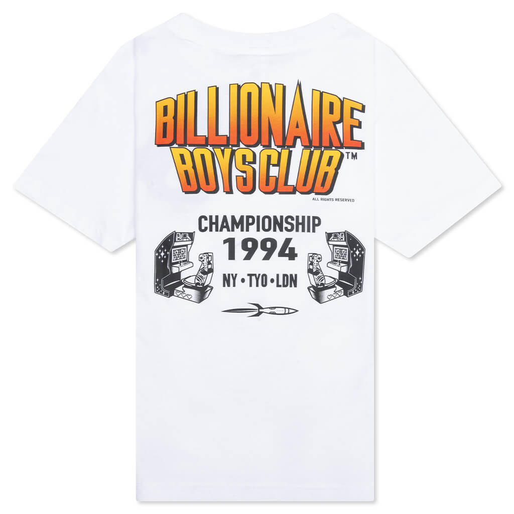Kid's BB Champions S/S Tee - Bleach White