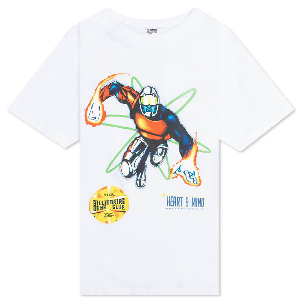 Kid's BB Champions S/S Tee - Bleach White