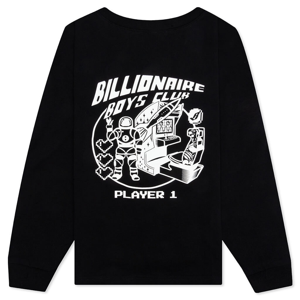 Kids BB Gamer L/S Knit - Black