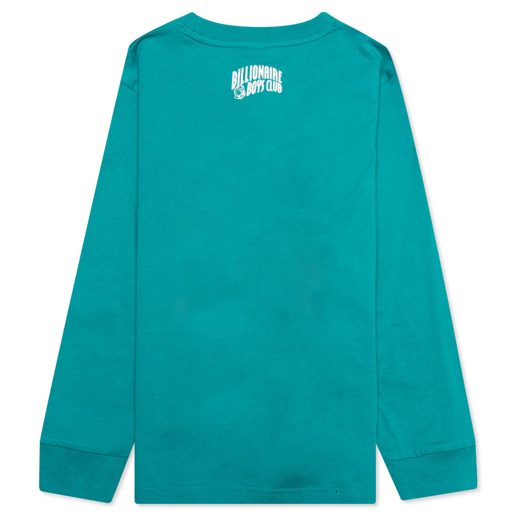 Kids BB Gamer L/S Knit - Blue Grass