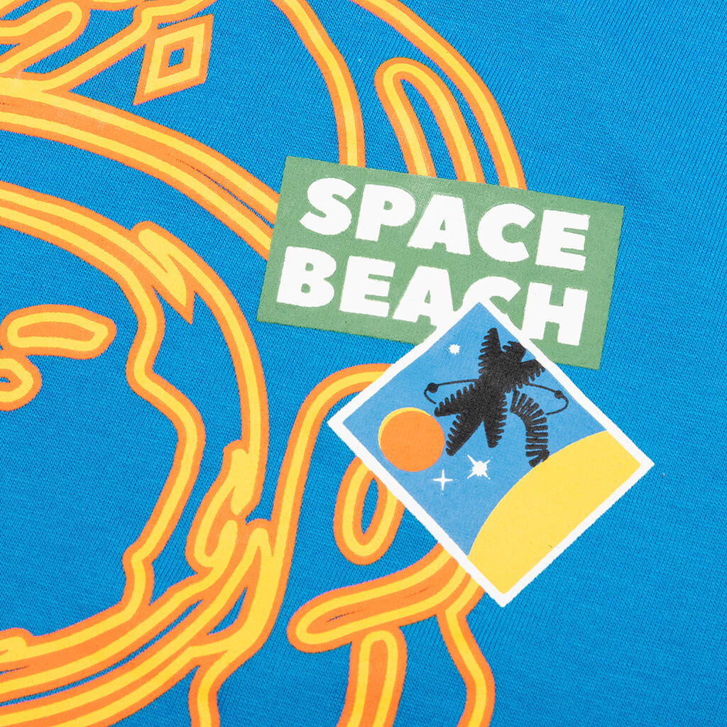 Kid's BB Greetings S/S Tee - Blue Aster