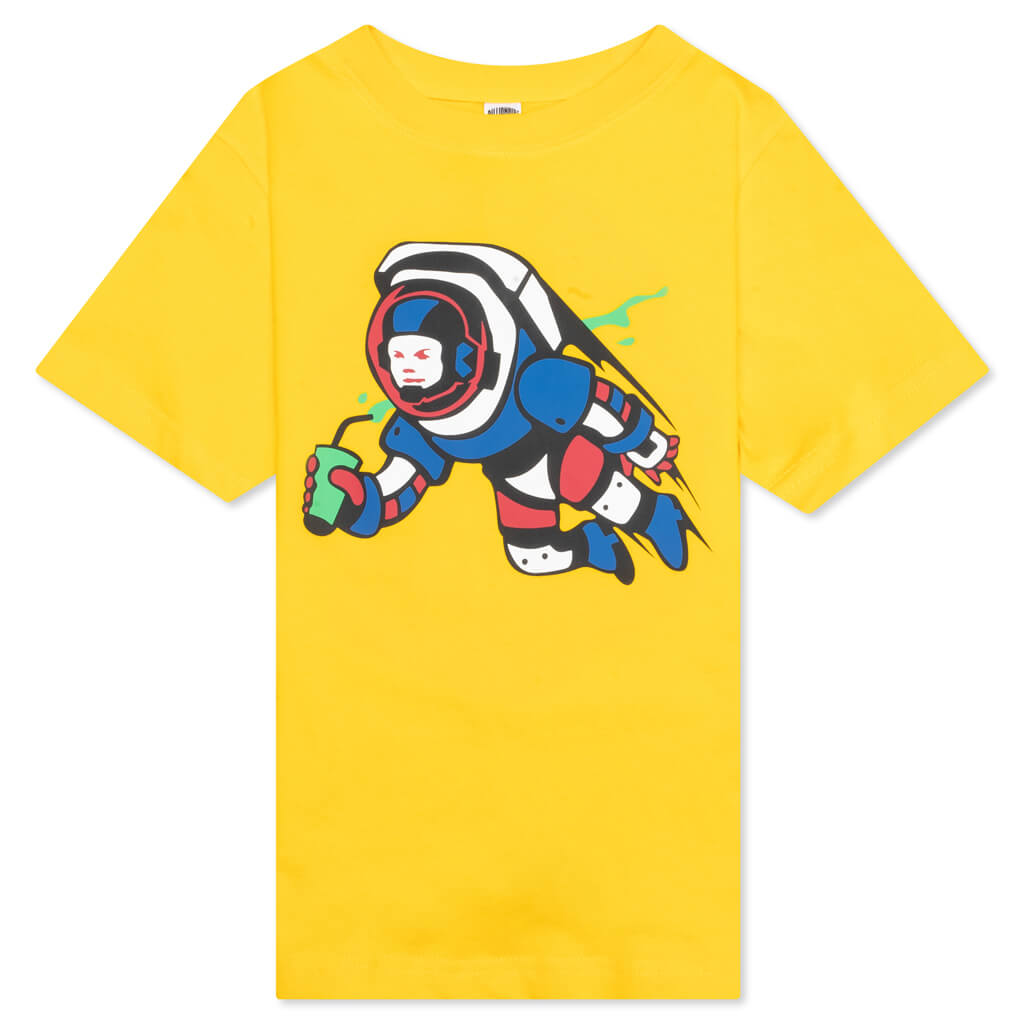 Kids BB Player 1 S/S Tee - Lemon Chrome