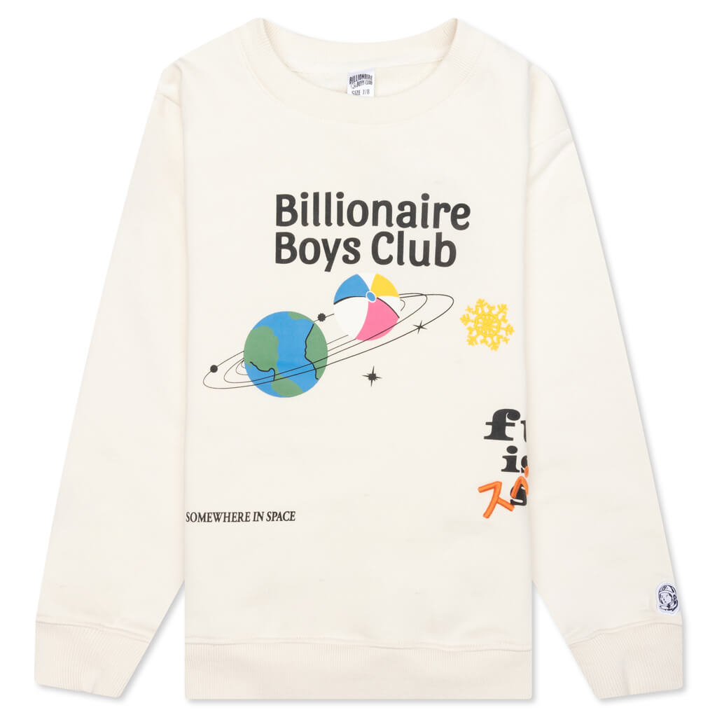 Kid's BB Somewhere In Space Crew - Whisper White