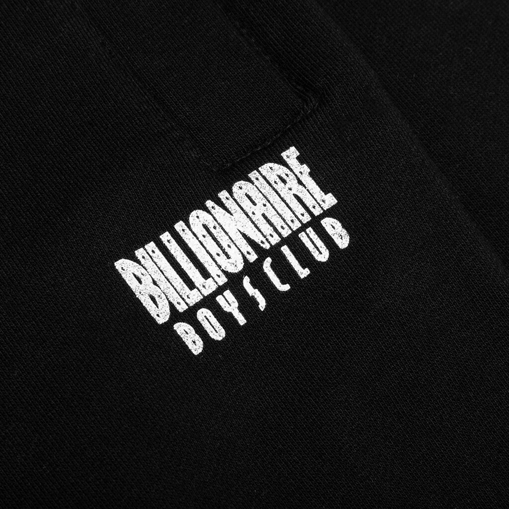 Kids BB Straight Font Jogger - Black