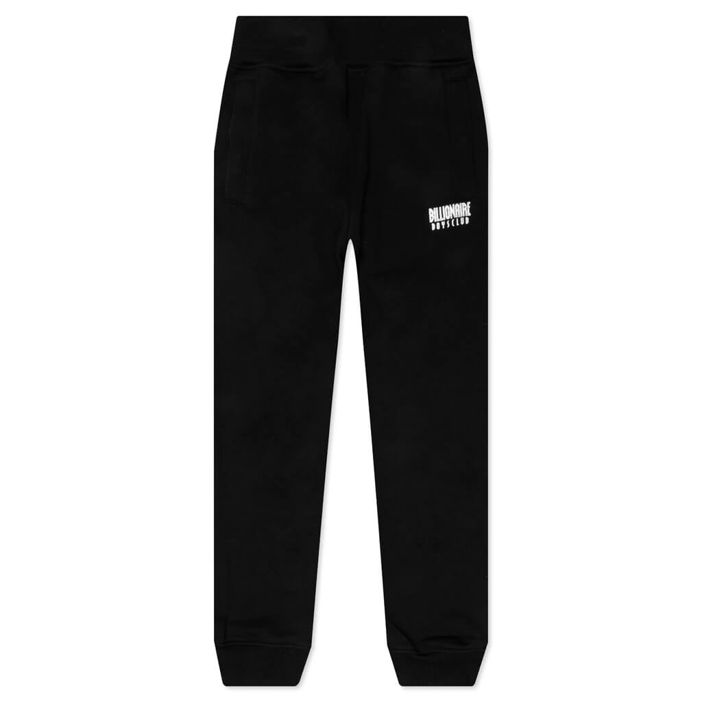 Kids BB Straight Font Jogger - Black