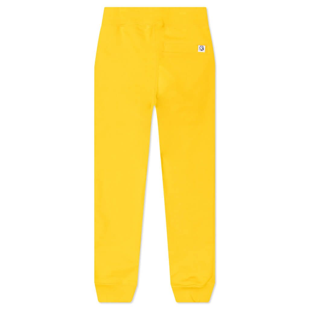 Kids BB Straight Font Jogger - Lemon Chrome