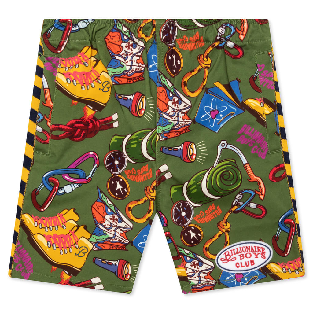 Kids BB Day Hike Short - Cactus Green