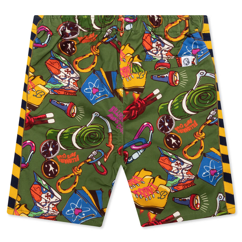 Kids BB Day Hike Short - Cactus Green