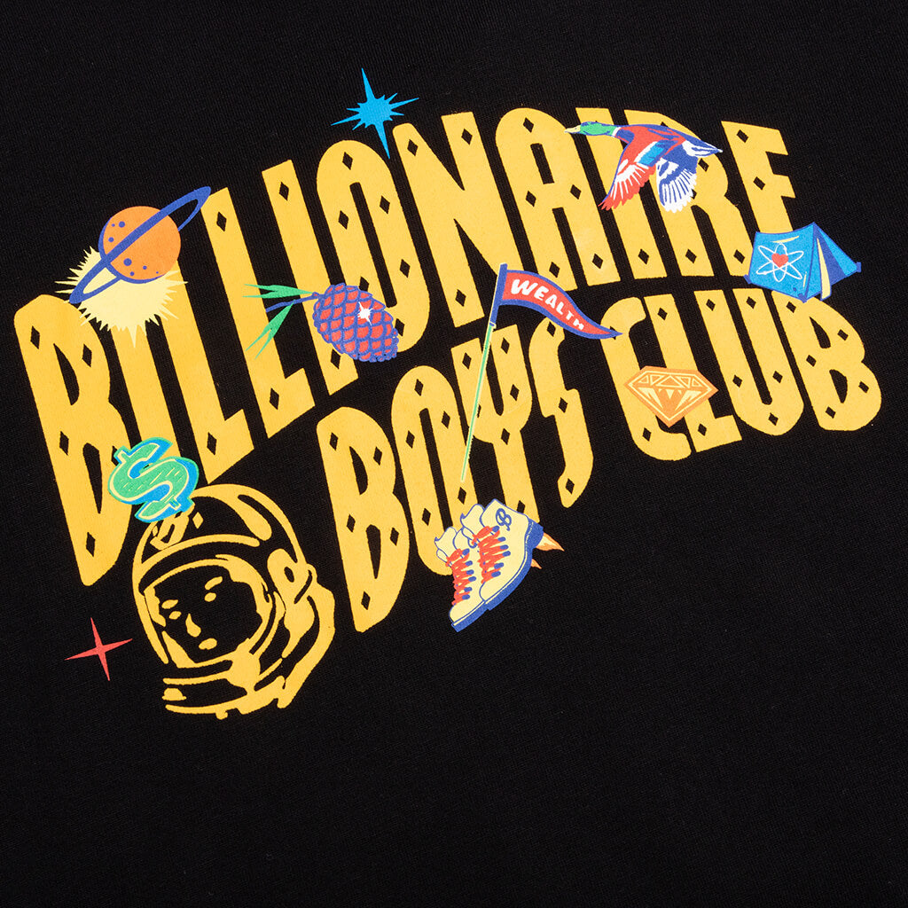Kids BB Hiking S/S Tee - Black