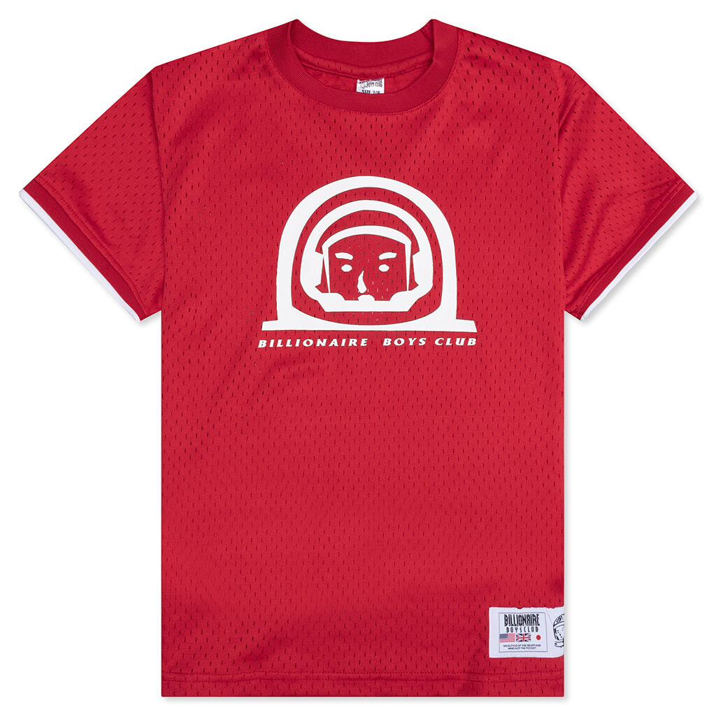 Kids Fielder S/S Knit - True Red
