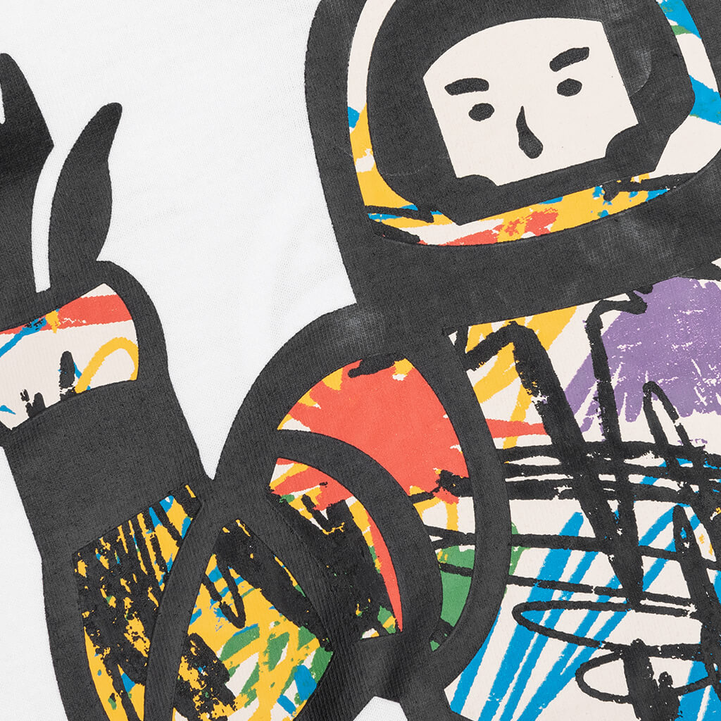 Kids Hologram S/S Tee - White