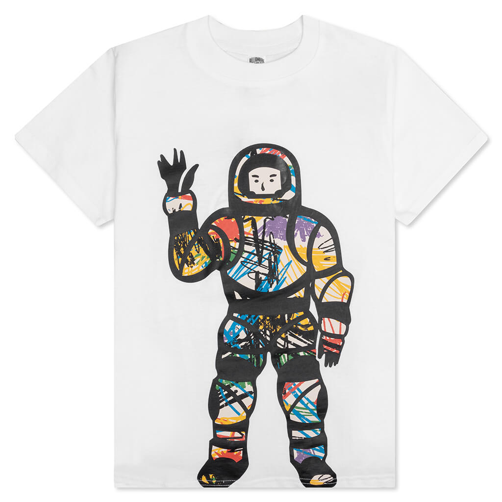 Kids Hologram S/S Tee - White