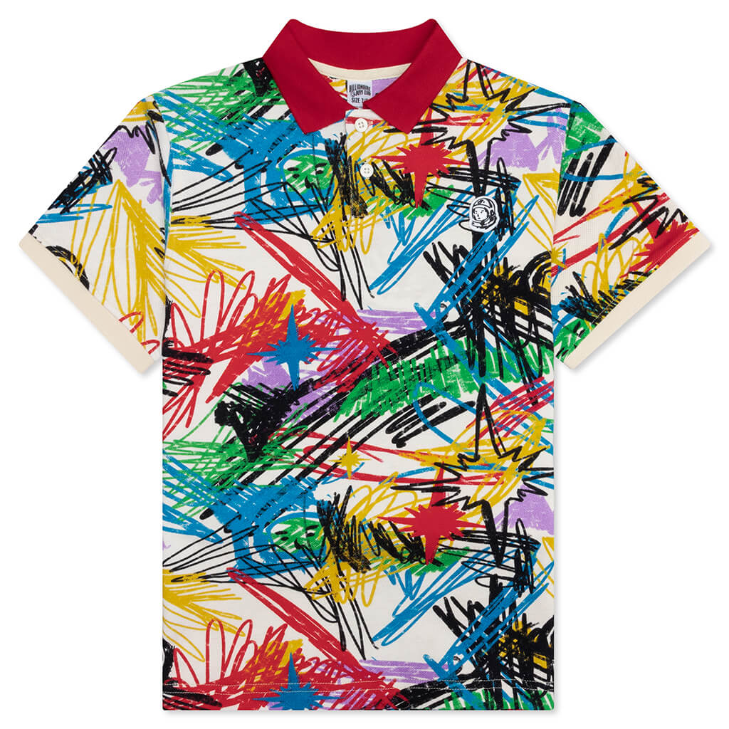 Kids Prodigy S/S Polo - Whisper White