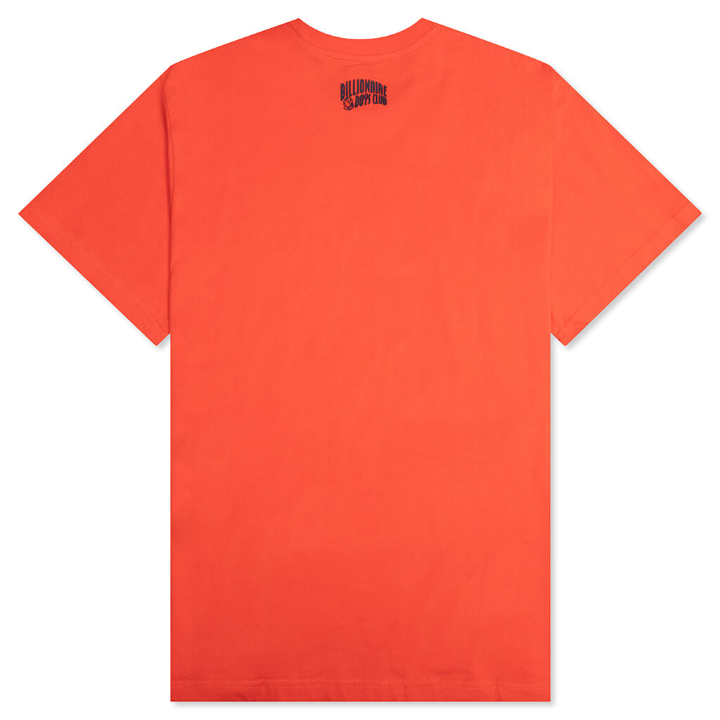 Land Sea Space S/S Tee - Red Orange