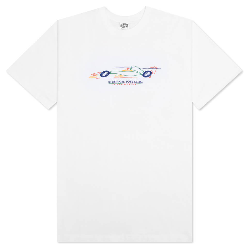 Motorsport S/S Knit - Bleach White