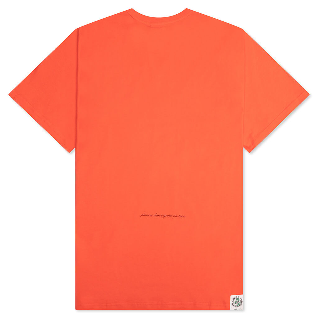 Planet Trees S/S Tee - Red Orange