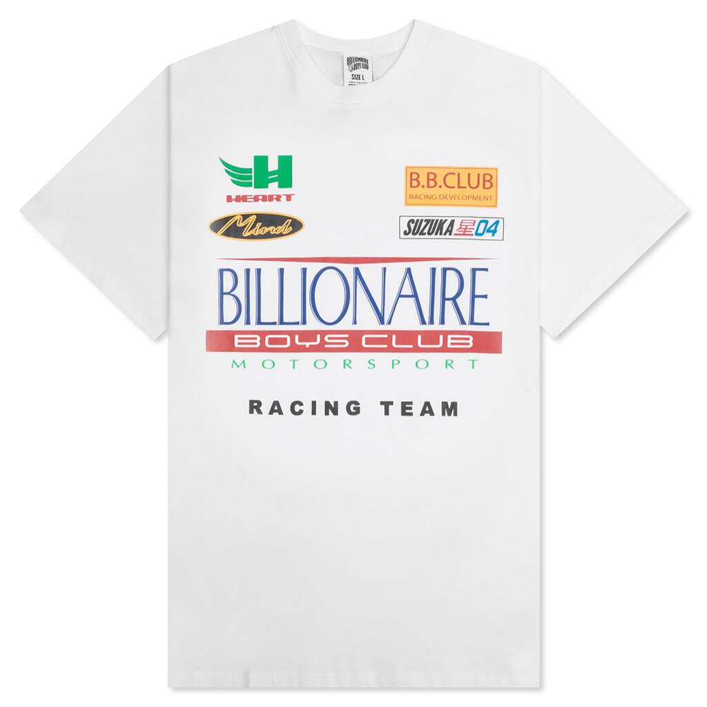 Racing Team S/S Tee - Bleach White