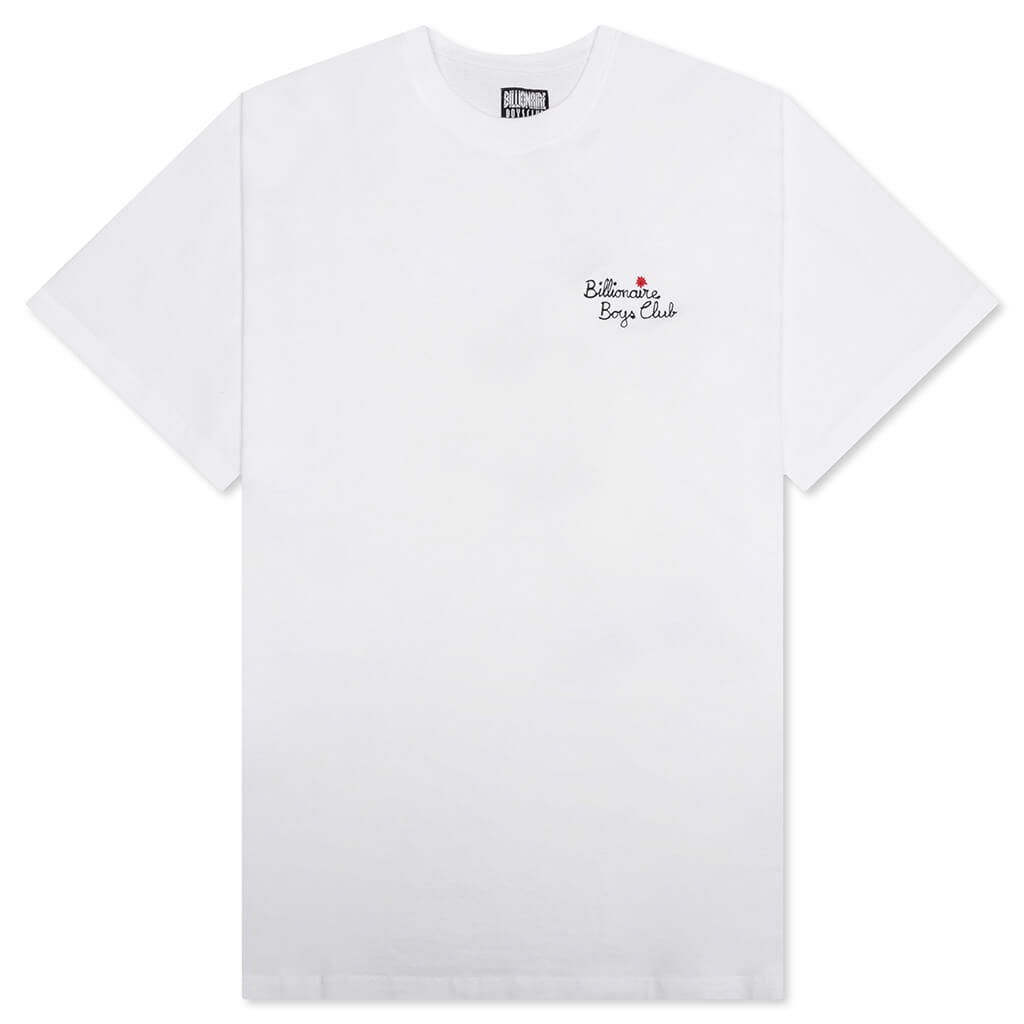 Script S/S Knit - Bleach White