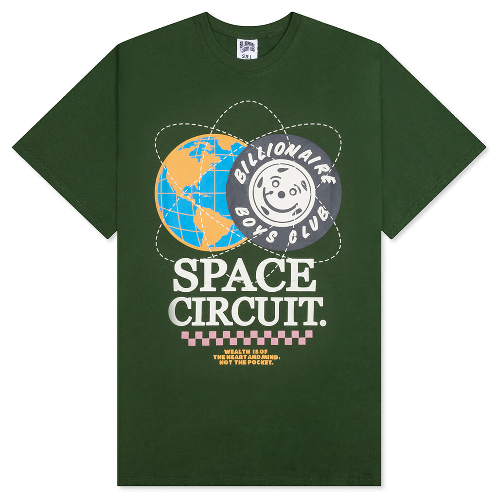 Space Circuit S/S Tee - Garden Green