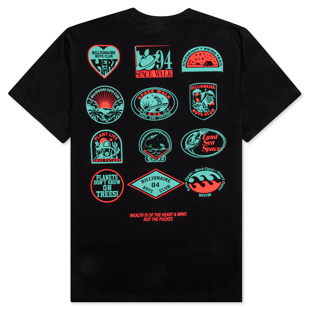 Space Walk S/S Tee - Black