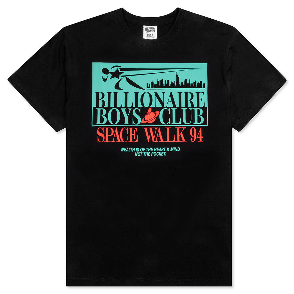 Space Walk S/S Tee - Black