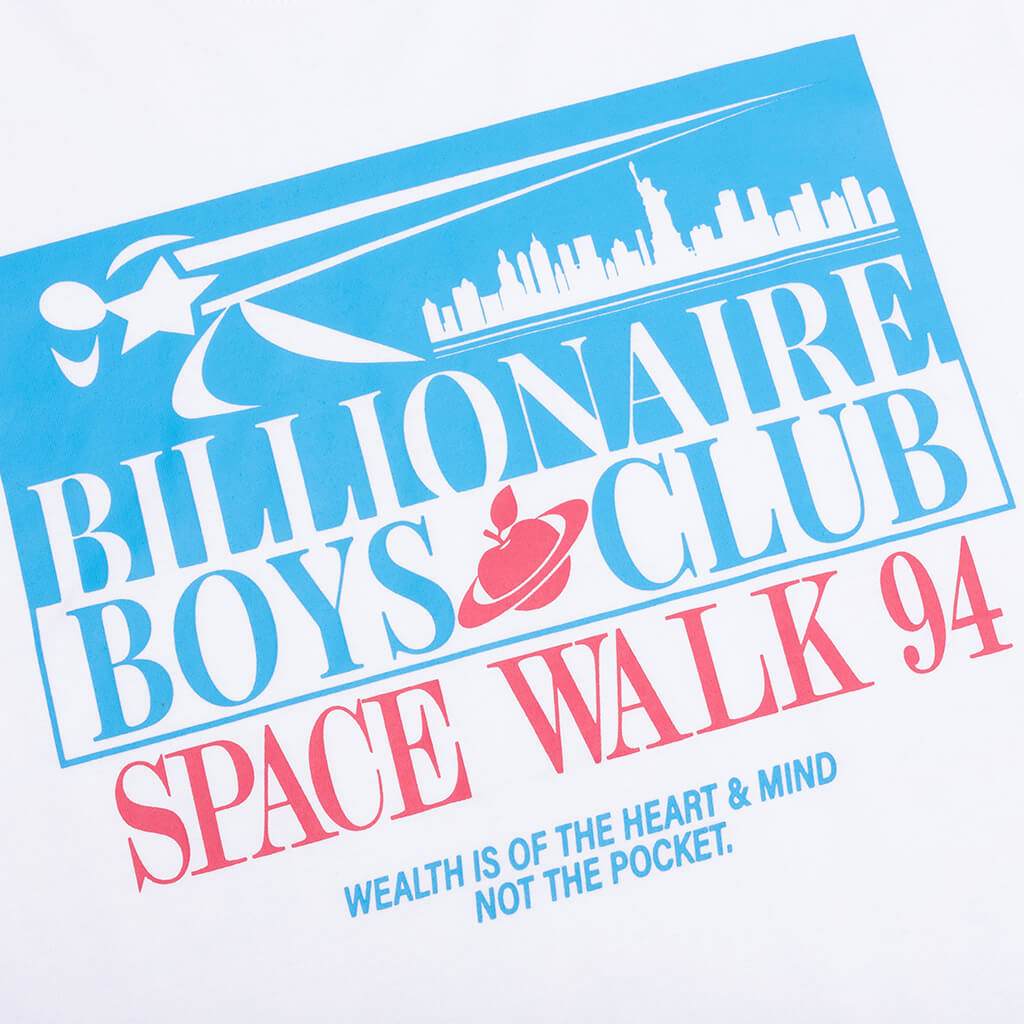 Space Walk S/S Tee - White