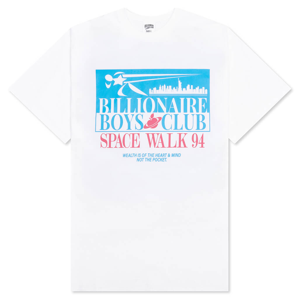 Space Walk S/S Tee - White