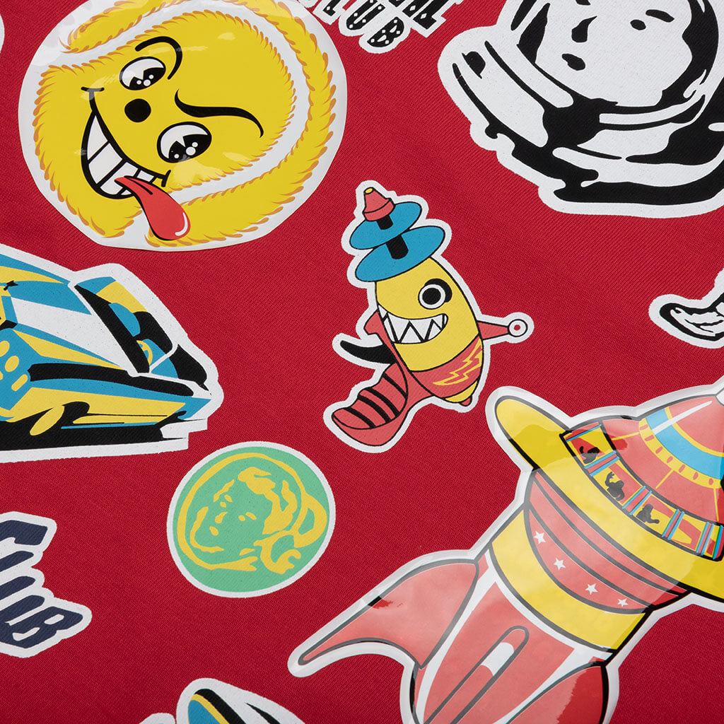 Stickered S/S Tee - Red