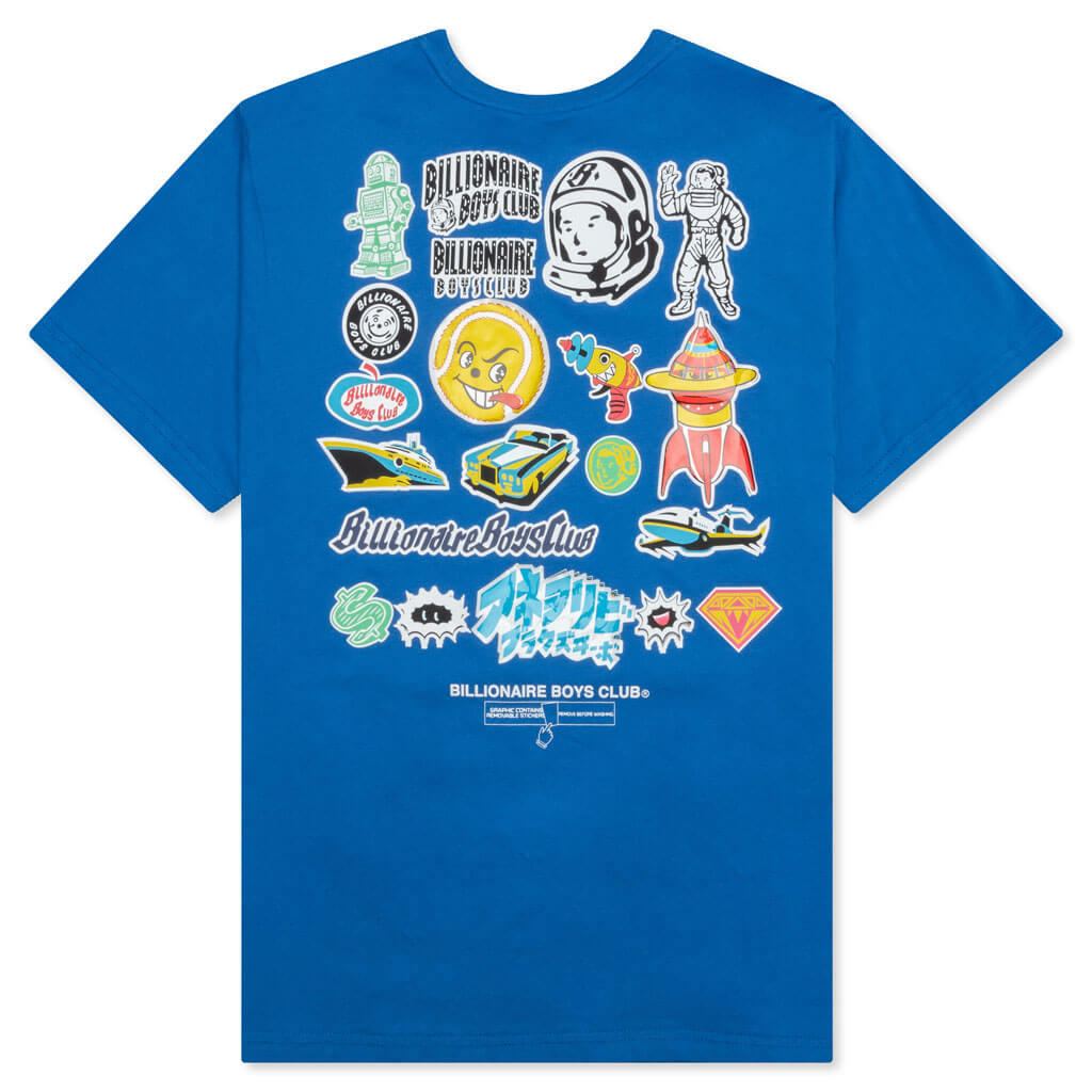Stickered S/S Tee - Turkish Sea
