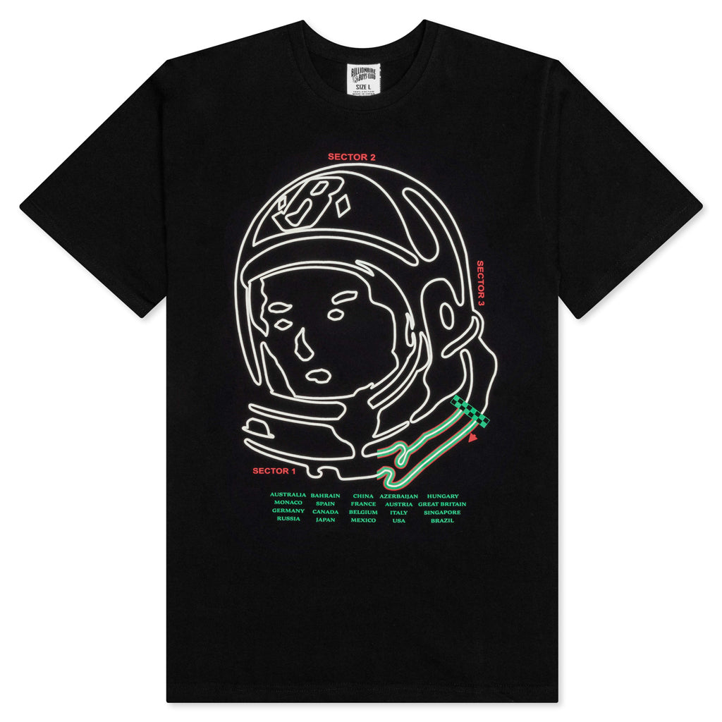 Track S/S Tee - Black