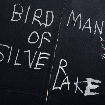 Birdman Of Silver Lake Hooded Sweatshirt - Black