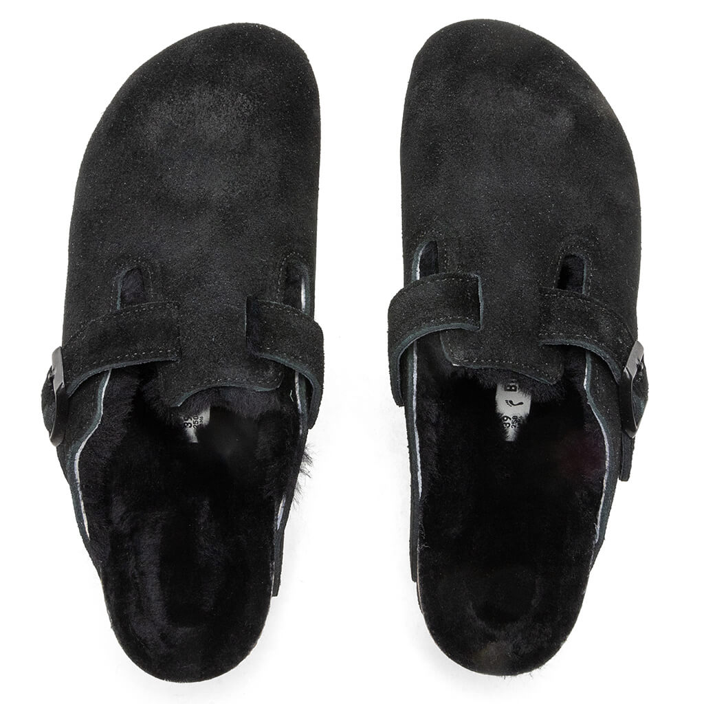 Narrow Boston Shearling - Black