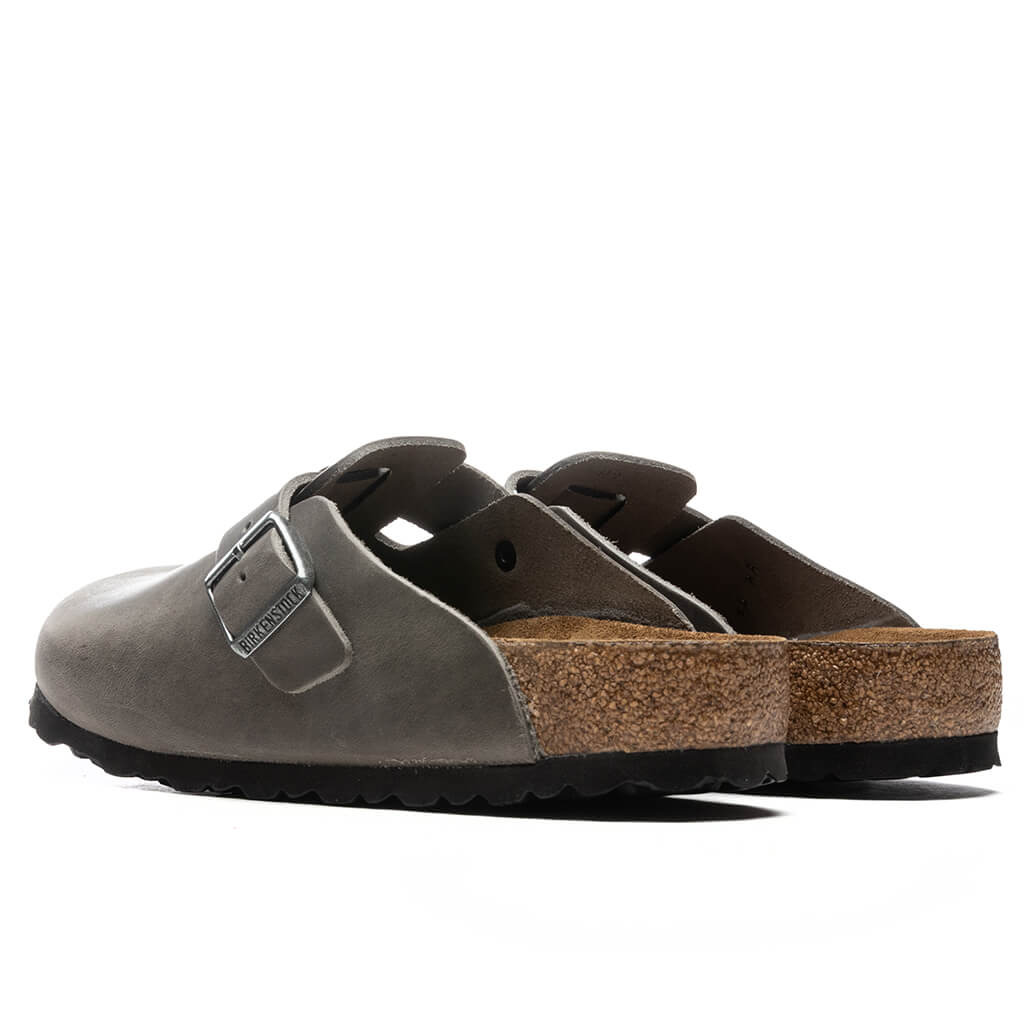 Wide Boston Soft Footbed - Iron