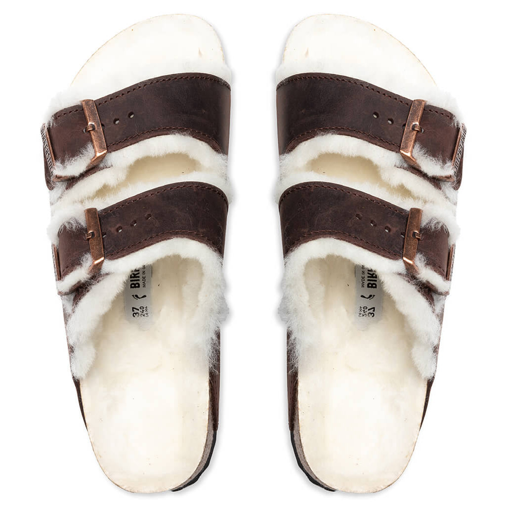 Women's Narrow Arizona Shearling - Habana Oil