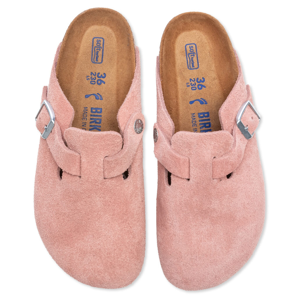 Women's Narrow Boston Soft Footbed - Pink Clay