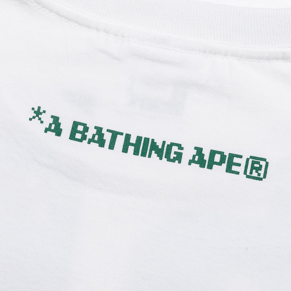 Bitmap Logo Tee - White