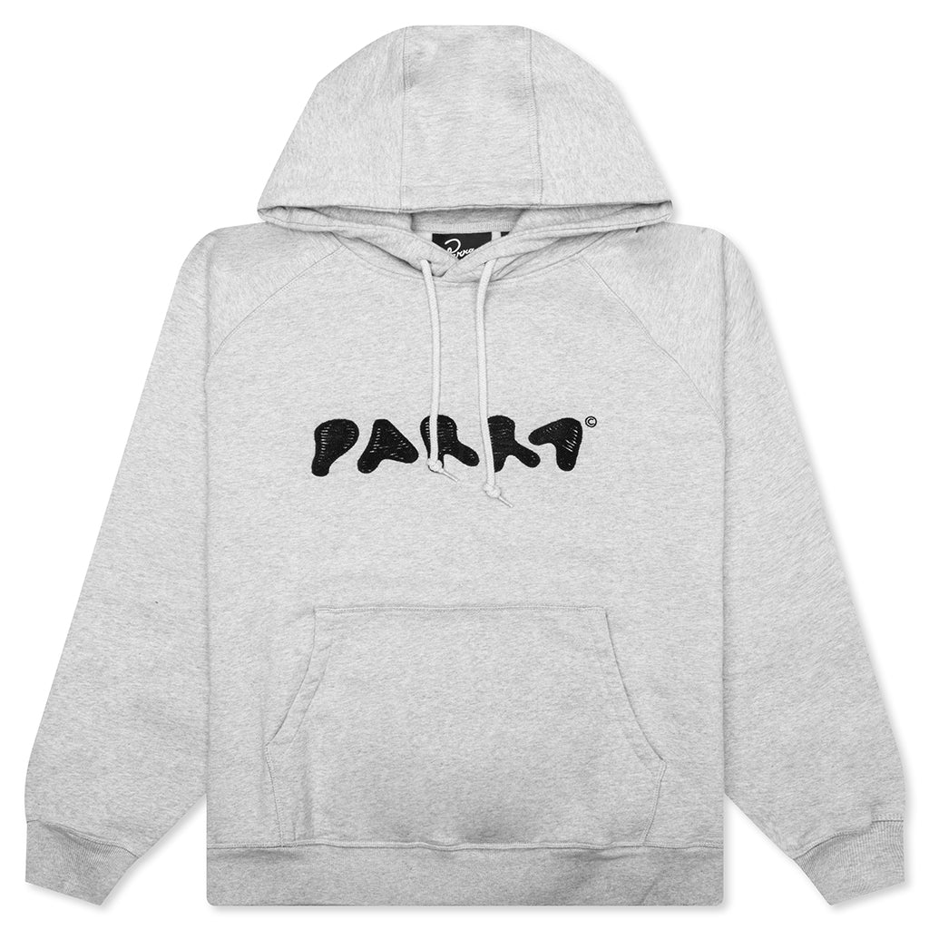 Blob Logo Hooded Sweatshirt - Heather Grey