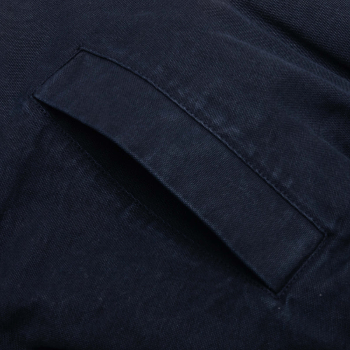 Cotton Canvas Blouson - Navy