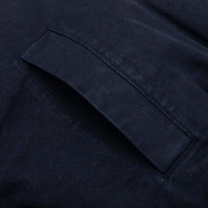 Cotton Canvas Blouson - Navy