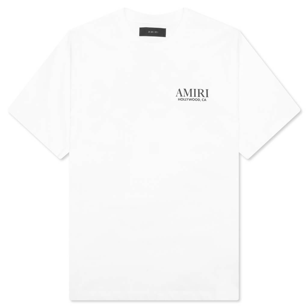Bones Stacked Tee - White