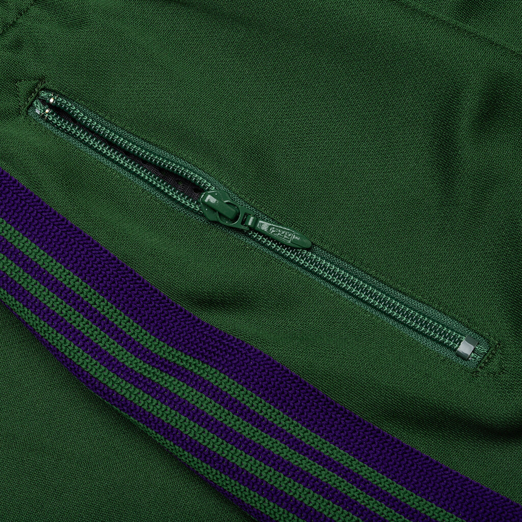 Boot-Cut Track Pant Poly Smooth - Ivy Green